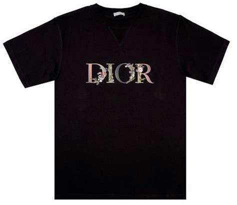 dior women flower tshirt|christian Dior ladies t shirt.